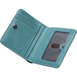 Small RFID Wallet Women Slim Compact Bifold Card Holder Mini Travel Purse